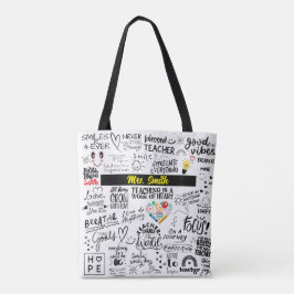 LEHRERBEFEHLE TOTE BAG - Personalisiert Tasche