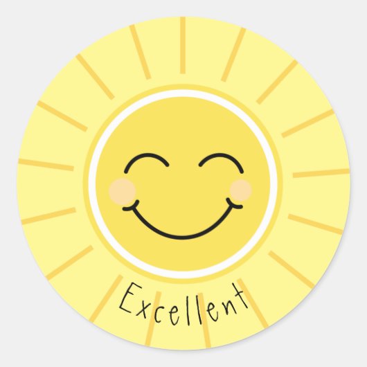 Lehrerbelohnung Motivierend für Schüler 3 cm 3 cm Runder Aufkleber (Vorderseite)