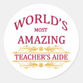 Lehrerberatung Runder Aufkleber (Vorderseite)