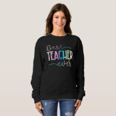 Lehrerbeste Würdigung Bester Lehrer überhaupt Glüc Sweatshirt (Vorne ganz)