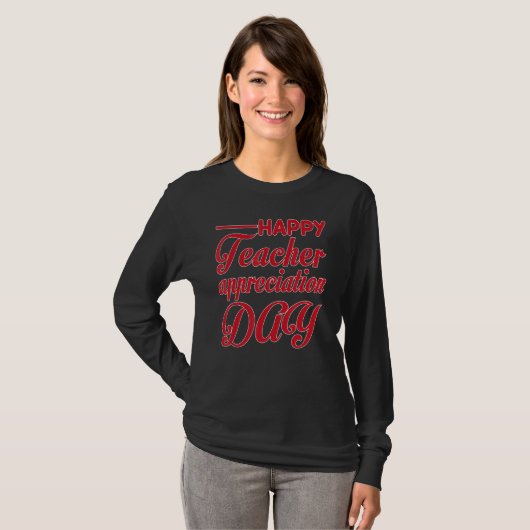 Lehrerbewertung 2022 Happy Teacher Appreciati T-Shirt (Vorne ganz)