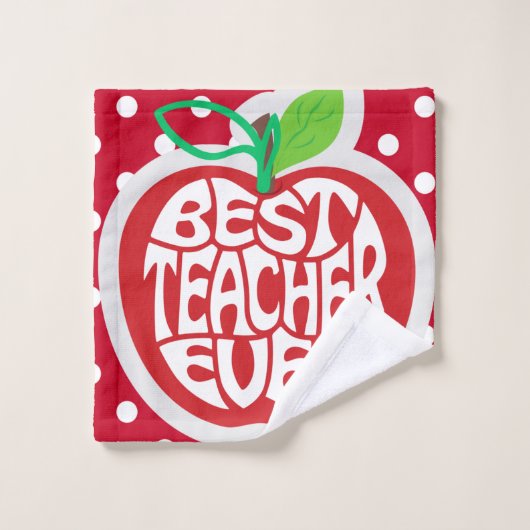 Lehrerbewertung Badhandtuch Set (Waschlappen)