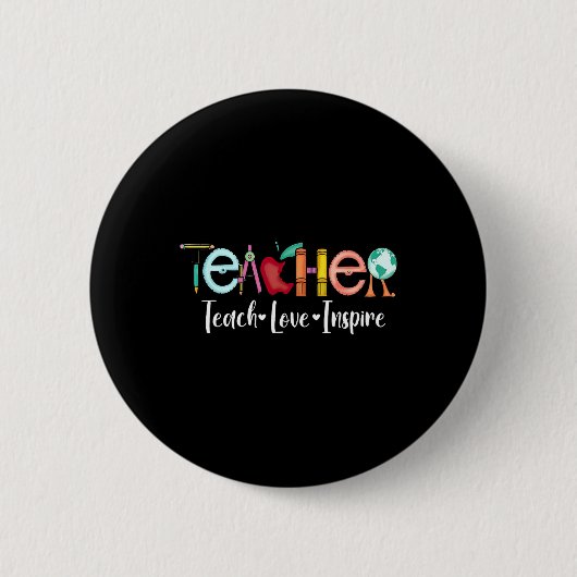 Lehrerbewertung durch die Liebe Inspiriert Button (Vorderseite)