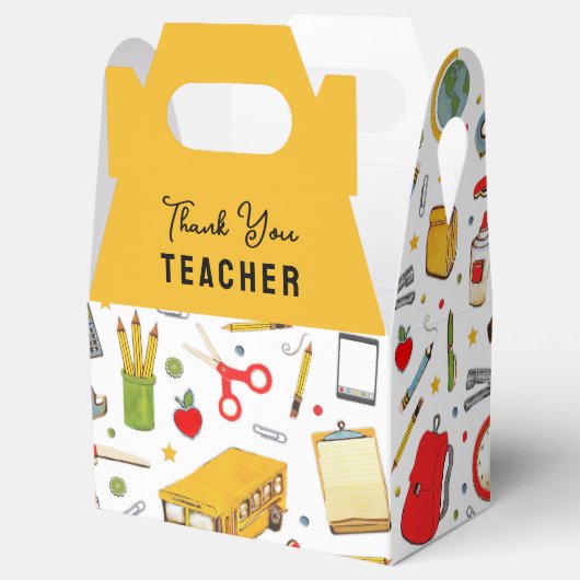 Lehrerbewertung Geschenkschachtel (Geöffnet)