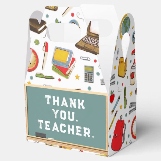 Lehrerbewertung Geschenkschachtel (Geöffnet)