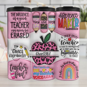 Lehrerbewertung: Inspirierend, Gekümmert, engagier Thermosbecher