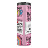 Lehrerbewertung: Inspirierend, Gekümmert, engagier Thermosbecher (Rückseite)