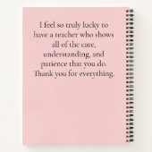 Lehrerbewertung Künstlerische LehrerInnen-Skizze Notizblock (Rückseite)