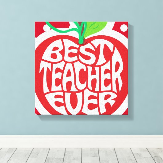 Lehrerbewertung Leinwanddruck (Insitu (Holzboden))