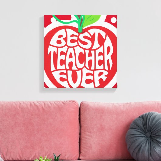 Lehrerbewertung Leinwanddruck (Insitu (Wohnzimmer))