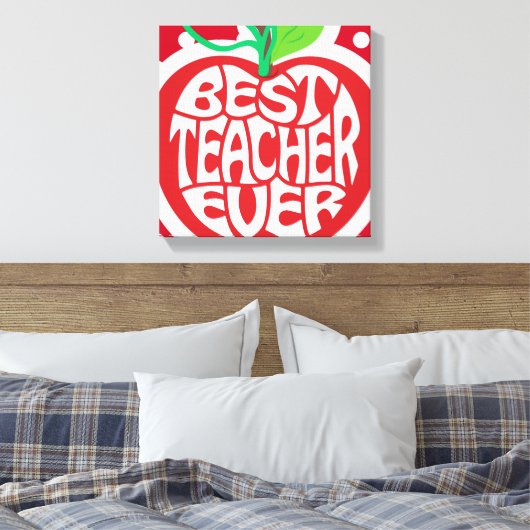 Lehrerbewertung Leinwanddruck (Insitu (Schlafzimmer))