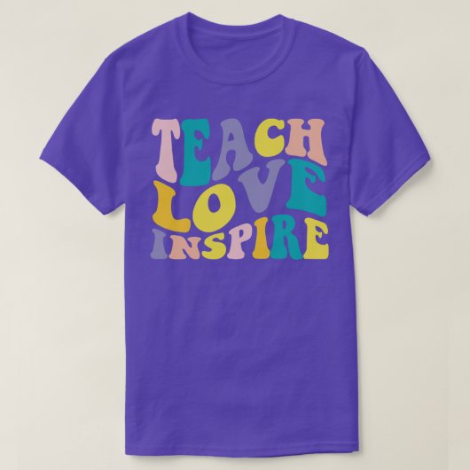 Lehrerbewertung Liebe Lehrer Inspirier Funny Teac T-Shirt (Design vorne)