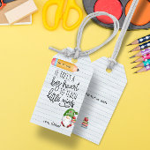 Lehrerbewertung mit Büchern Geschenkanhänger