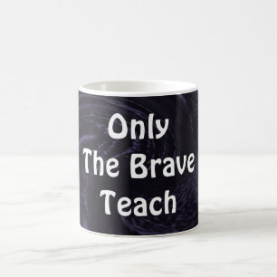 Lehrerbewertung Modernes Lila Swirl Klassenzimmer Kaffeetasse