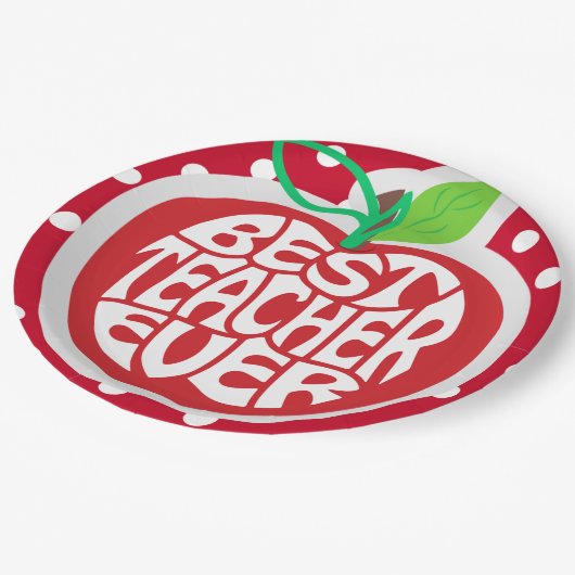 Lehrerbewertung Pappteller (Schrägansicht)