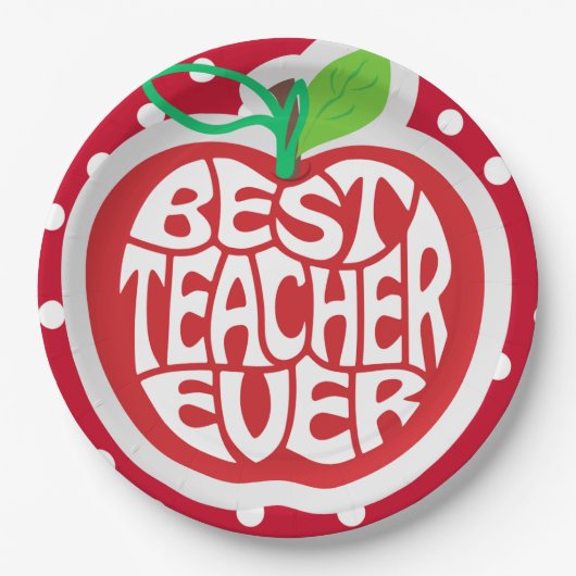 Lehrerbewertung Pappteller (Vorderseite)