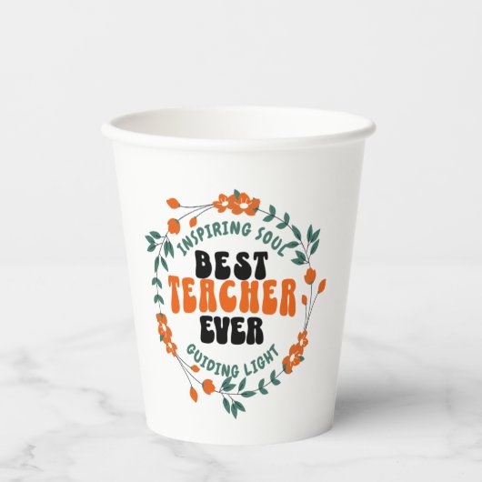 Lehrerbewertung Party Cup Pappbecher (Vorderseite)