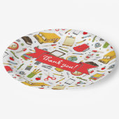 Lehrerbewertung Party Pappteller (Schrägansicht)