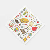 Lehrerbewertung Party Serviette (Ecke)