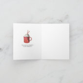 Lehrerbewertung| Personalisierte Weihnachtskarte Feiertagskarte (Innenseite)