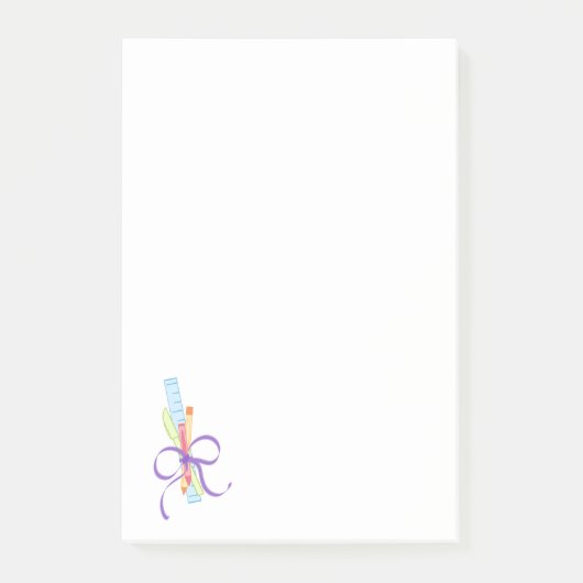 Lehrerbewertung Post-it Klebezettel (Vorderseite)