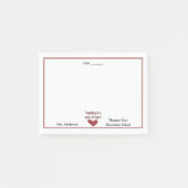 Lehrerbewertung Post-it Klebezettel (Vorderseite)