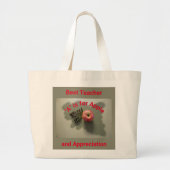 Lehrerbewertung Red Apple Jumbo Stoffbeutel (Vorne)