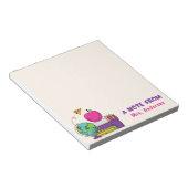 Lehrerbewertung Retro-Schulbedarf Notizblock (angewinkelt)