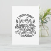 Lehrerbewertung Tagesideen Dankeskarte (Stehend Vorderseite)