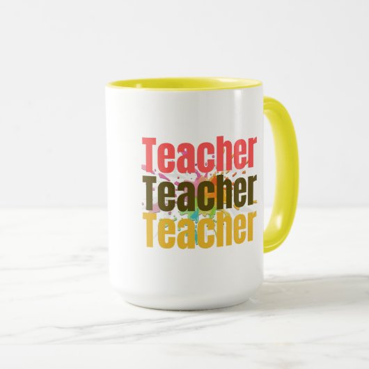 Lehrerbewertung Tasse | Vielen Dank für Ihr Gesche (VorderseiteRechts)
