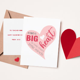 Lehrerbewertung Valentinstag Feiertagspostkarte