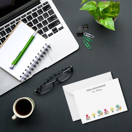 Lehrerbewertung "Wiederholung des Inspirier-Tests" Mitteilungskarte