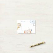 Lehrerbewertung zurück Name der Schule Einfache Ma Post-it Klebezettel (Auf Schreibtisch)