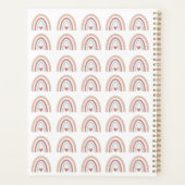 Lehrerbewertung zurück zur Schule Boho Rainbow Planer (Rückseite)