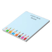 Lehrerbewertung zurück zur Schulversorgung Notizblock (Rotiert)