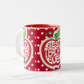 Lehrerbewertung Zweifarbige Tasse (Vorderseite Links)