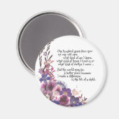 Lehrerbewertungsgedicht Magnet (Vorderseite/Rückseite)