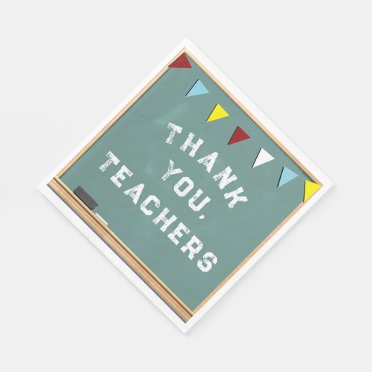 Lehrerbewertungsideen Serviette (Ecke)