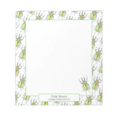 Lehrerbewertungskäfer Notizblock (Vorderseite)