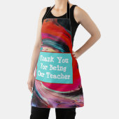 Lehrerbewertungsklasse Vivid Swirled Gefärbte Kraw Schürze (InSitu)