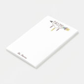 Lehrerbewertungsleitfaden und Inspirier Boho Arrow Post-it Klebezettel (angewinkelt)