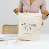 Lehrerbewertungsleitfaden und Inspirier Boho Arrow Tragetasche