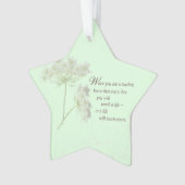 Lehrerbewertungstag Danke Wildblume Ornament (Vorderseite)