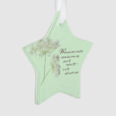 Lehrerbewertungstag Danke Wildblume Ornament (Vorderseite)