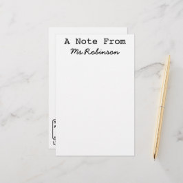 Lehrerbewertungstheorie Wissenschaftsthementheorie Briefpapier