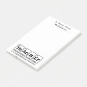 Lehrerbewertungstheorie Wissenschaftsthementheorie Post-it Klebezettel (angewinkelt)