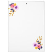 Lehrerbewertungstyp Personalisiert Klemmbrett (Rückseite)