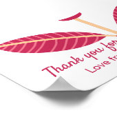 Lehrerbewertungsvorlage für DIY-Handdruckvorlage Poster (Ecke)