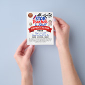 Lehrerbewertungswoche Alle Star-PTO-Strecke Flyer (Gruppe)