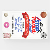 Lehrerbewertungswoche Alle Star School Name Banner (Horizontal)